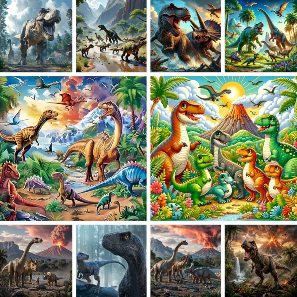 Volcano Kit Eruption - Kit de Pintura de Diamantes: Erupción