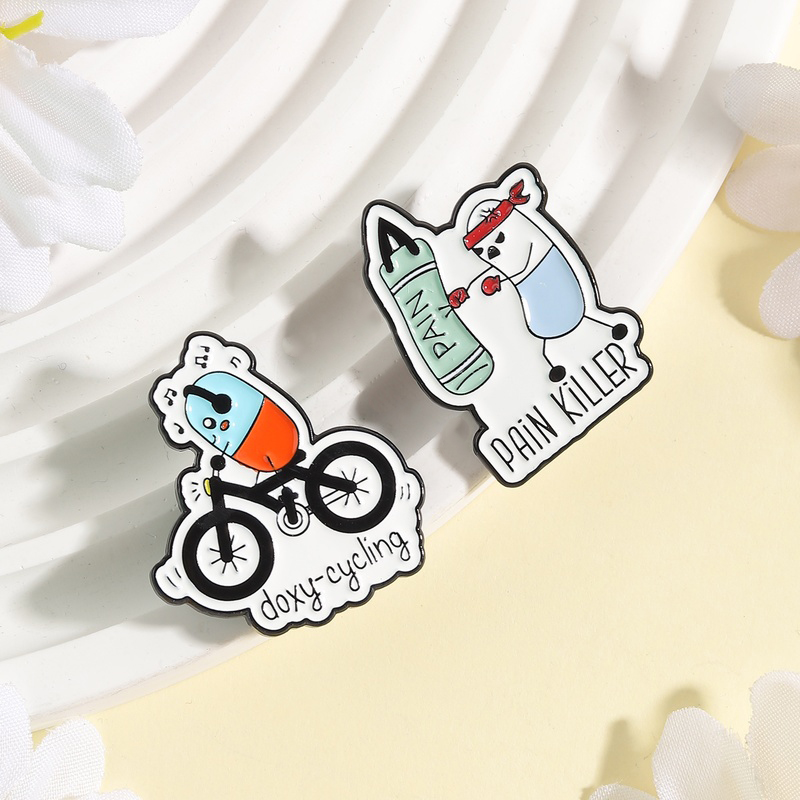 Science Buddies - Broches de esmalte de dibujos animados