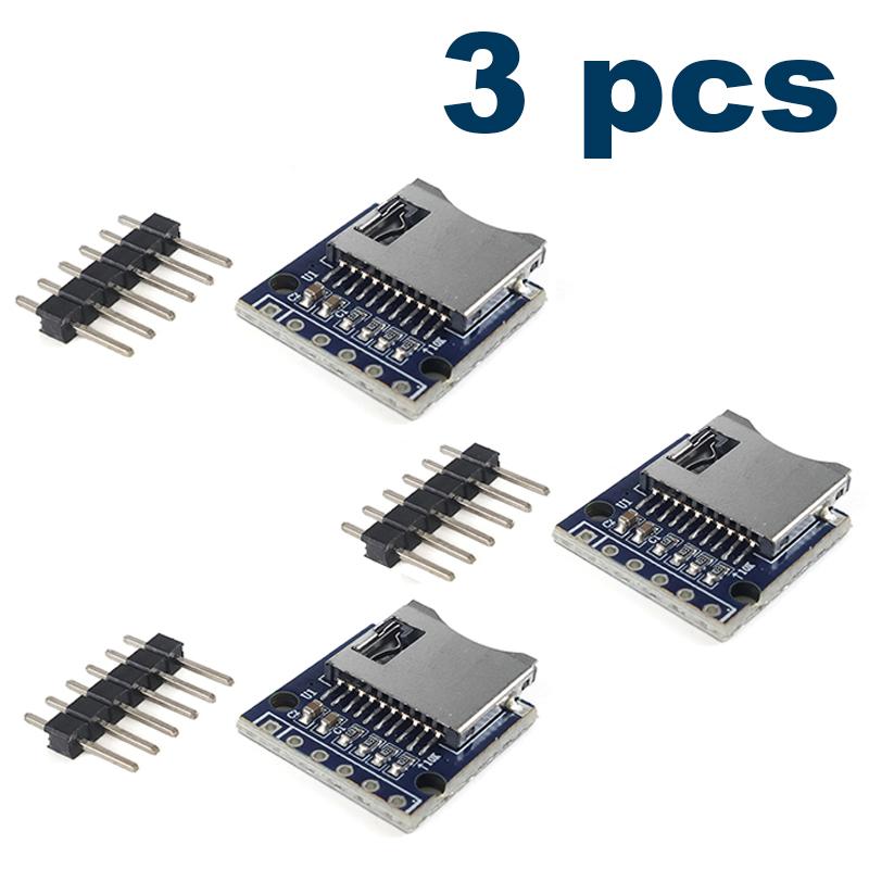 Science Project Diy - 3 Conectores de Tarjeta TF sin