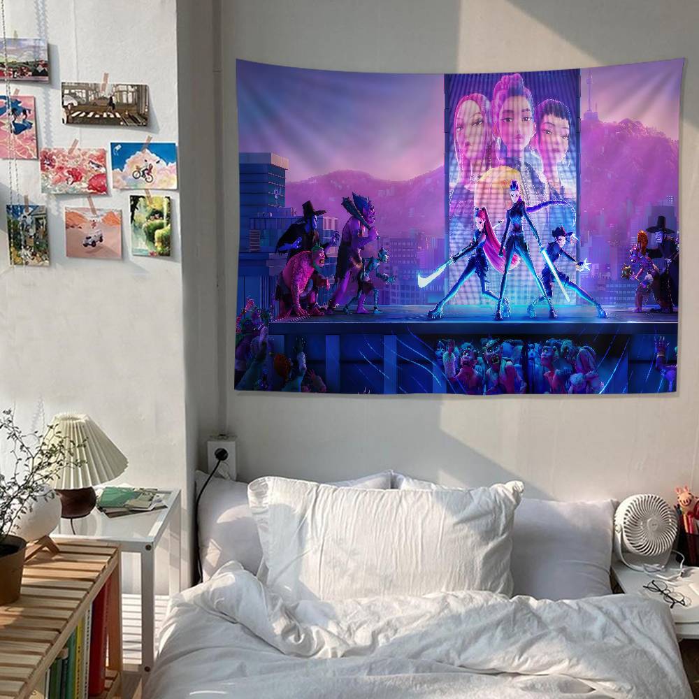 Science Hunter - Tapiz Decorativo Kpop D-Demon H-Hunters, Arte