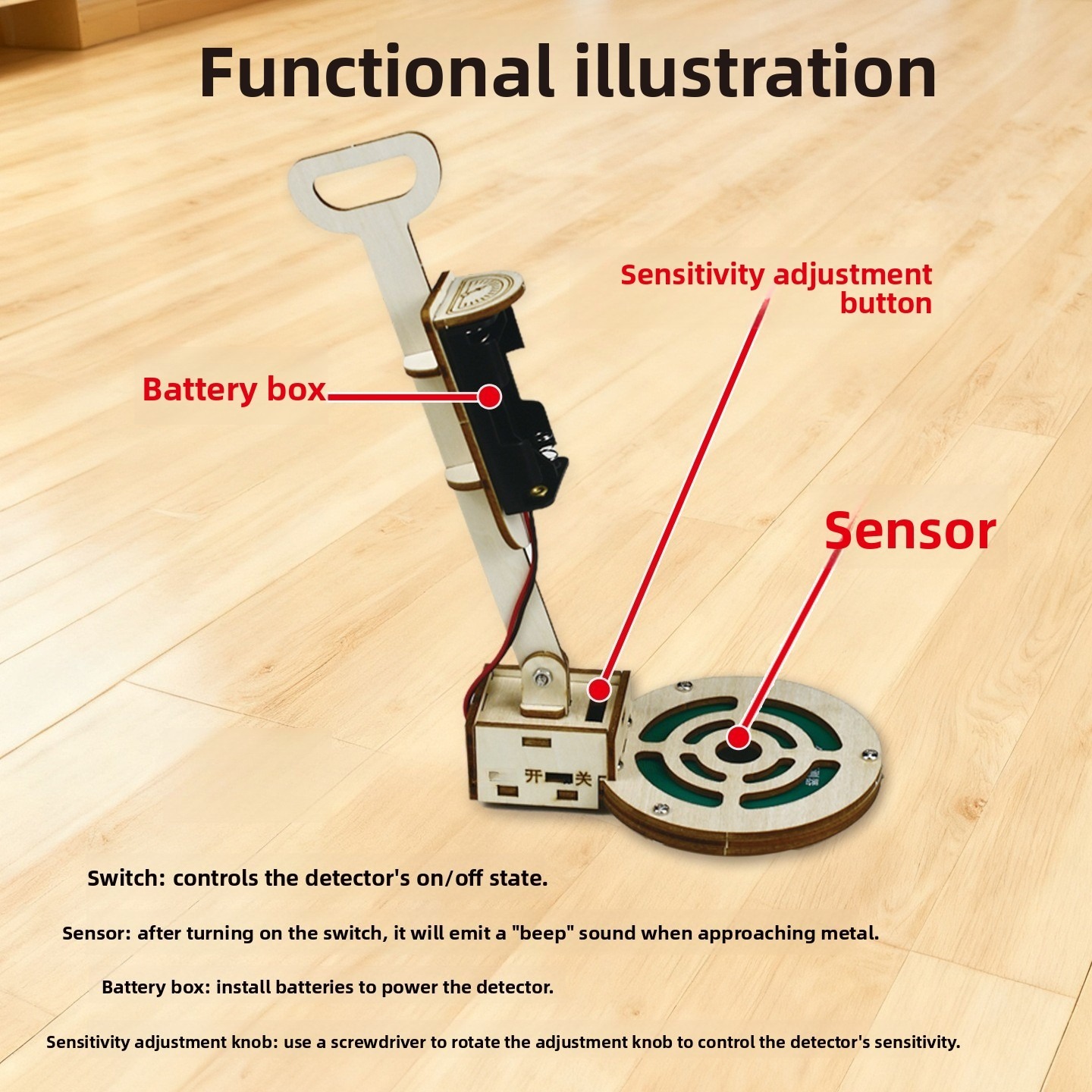 Kit de Construcción de Detecto - Science Hobby Kit reseña y precio