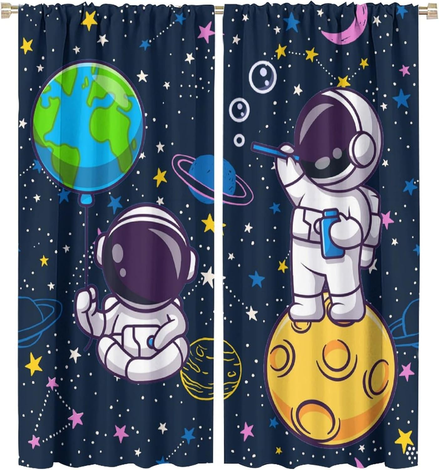 Cortina de Astronauta del Espa - Science Nursery reseña y precio