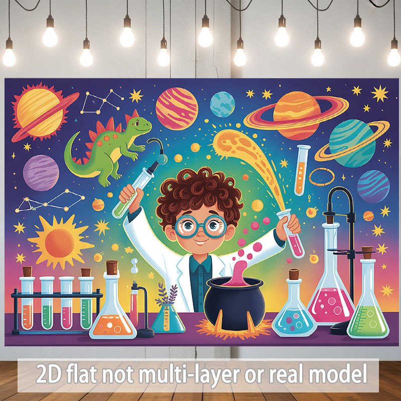 Tapiz Decorativo de Pared con  - Science Nursery reseña y precio