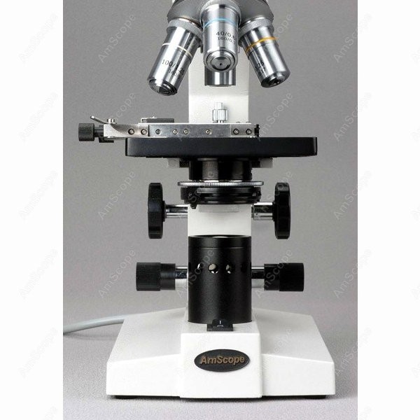 Microscopio Biológico Binocula - Amscope Microscope Compound 40X-1000X reseña y precio
