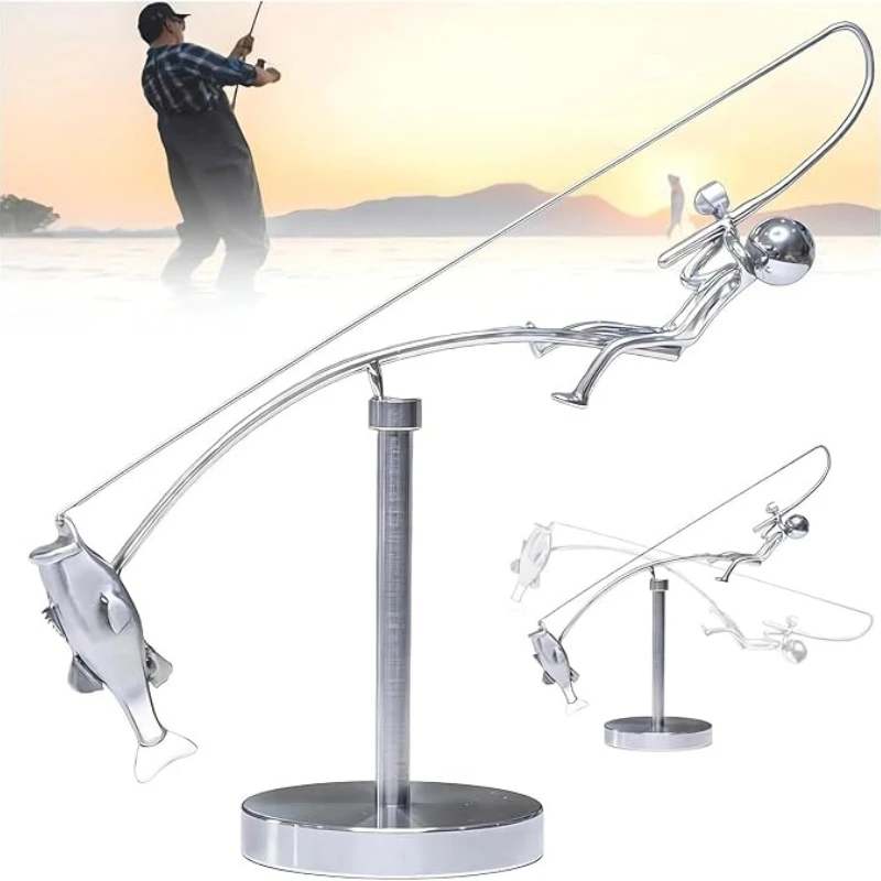 Escultura de Equilibrio Metáli - Newton Cradle Large reseña y precio