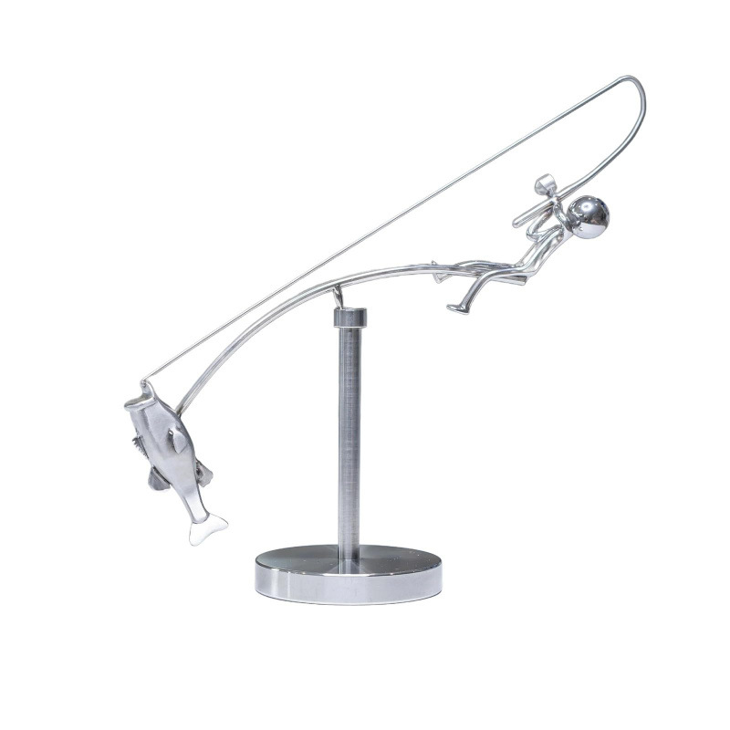 Escultura de Equilibrio Metáli - Newton Cradle Large reseña y precio