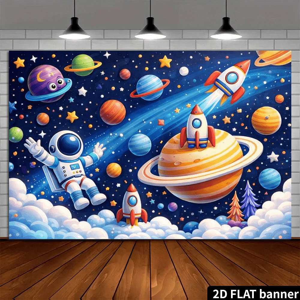 Tapiz de Pared Vibrante con Ga - Science Nursery reseña y precio